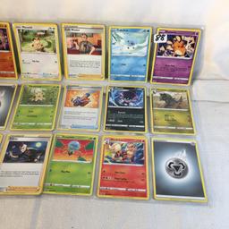 Lot of 18 Pcs Collector Pokemon TCG Pokemon Game Asssorted Cards - See Pictures