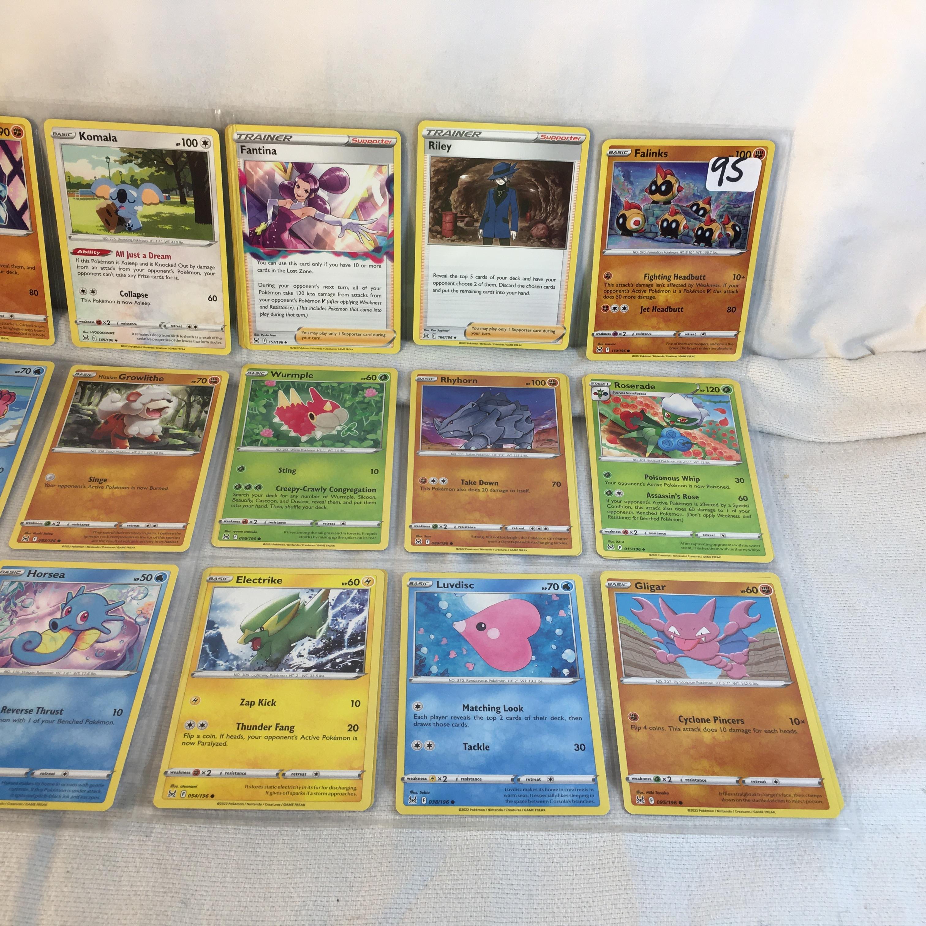 Lot of 18 Pcs Collector Pokemon TCG Pokemon Game Asssorted Cards - See Pictures