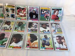 Lot of 18 Pcs Collector Vintage  NFL Football Sport Trading Assorted Cards & Players - See Photos