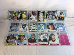 Lot of 18 Pcs Collector Vintage  MLB Baseball  Sport Trading Assorted Cards & Players - See Photos