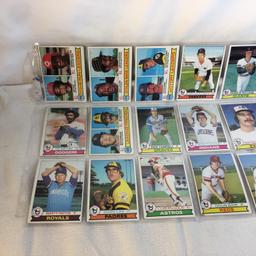 Lot of 18 Pcs Collector Vintage  MLB Baseball  Sport Trading Assorted Cards & Players - See Photos