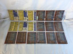 Lot of 18 Pcs Collector Vintage  MLB Baseball  Sport Trading Assorted Cards & Players - See Photos