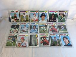 Lot of 18 Pcs Collector Vintage  MLB Baseball  Sport Trading Assorted Cards & Players - See Photos