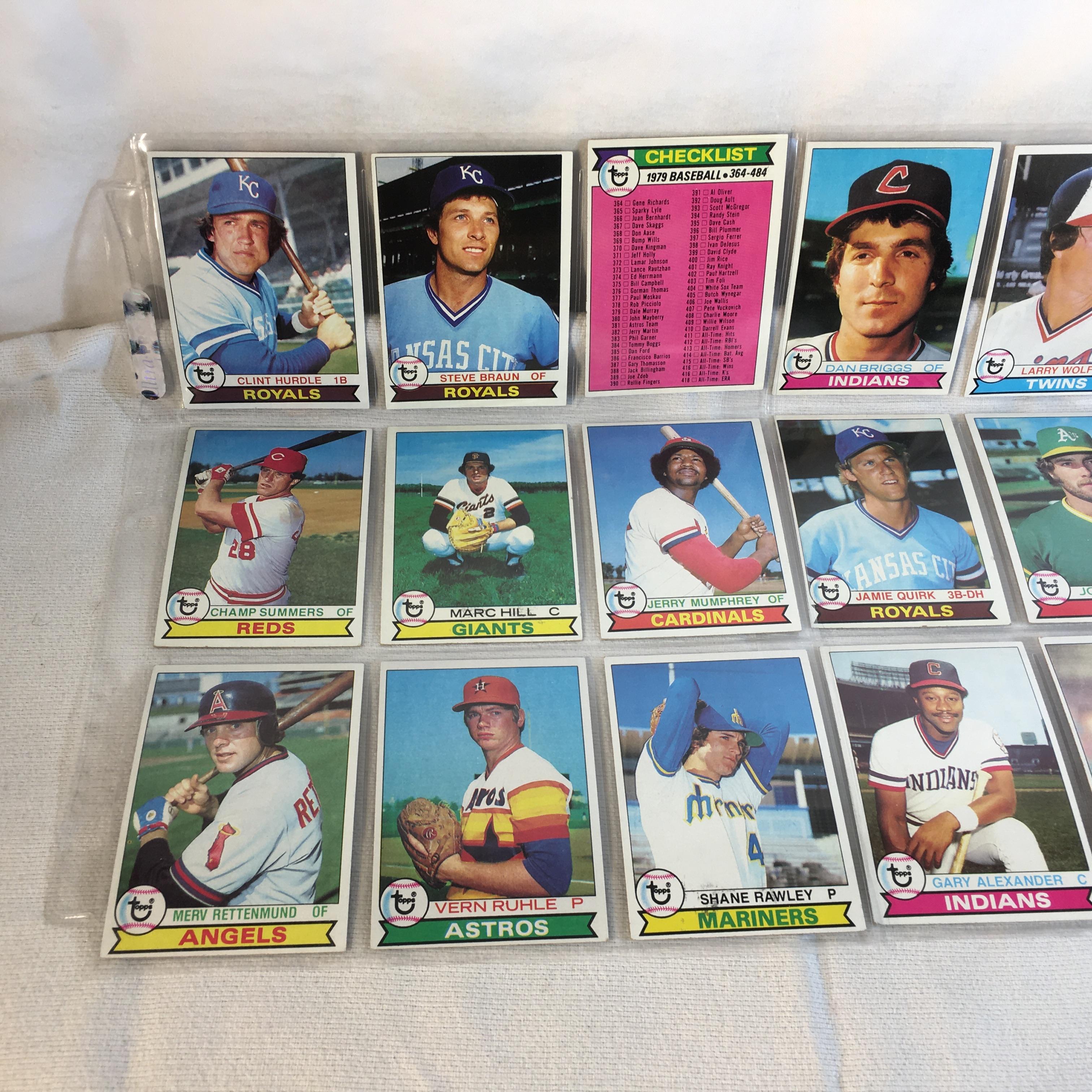 Lot of 18 Pcs Collector Vintage  MLB Baseball  Sport Trading Assorted Cards & Players - See Photos