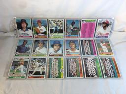 Lot of 18 Pcs Collector Vintage  MLB Baseball  Sport Trading Assorted Cards & Players - See Photos