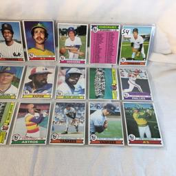 Lot of 18 Pcs Collector Vintage  MLB Baseball  Sport Trading Assorted Cards & Players - See Photos