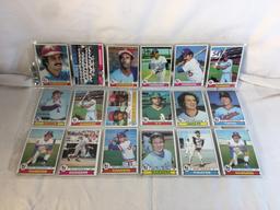 Lot of 18 Pcs Collector Vintage  MLB Baseball  Sport Trading Assorted Cards & Players - See Photos