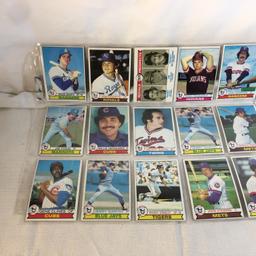 Lot of 18 Pcs Collector Vintage  MLB Baseball  Sport Trading Assorted Cards & Players - See Photos