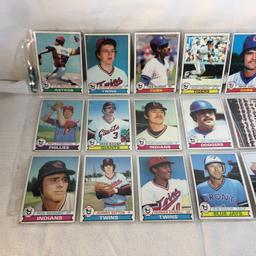 Lot of 18 Pcs Collector Vintage  MLB Baseball  Sport Trading Assorted Cards & Players - See Photos