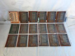 Lot of 18 Pcs Collector Vintage  MLB Baseball  Sport Trading Assorted Cards & Players - See Photos