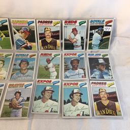 Lot of 18 Pcs Collector Vintage  MLB Baseball  Sport Trading Assorted Cards & Players - See Photos