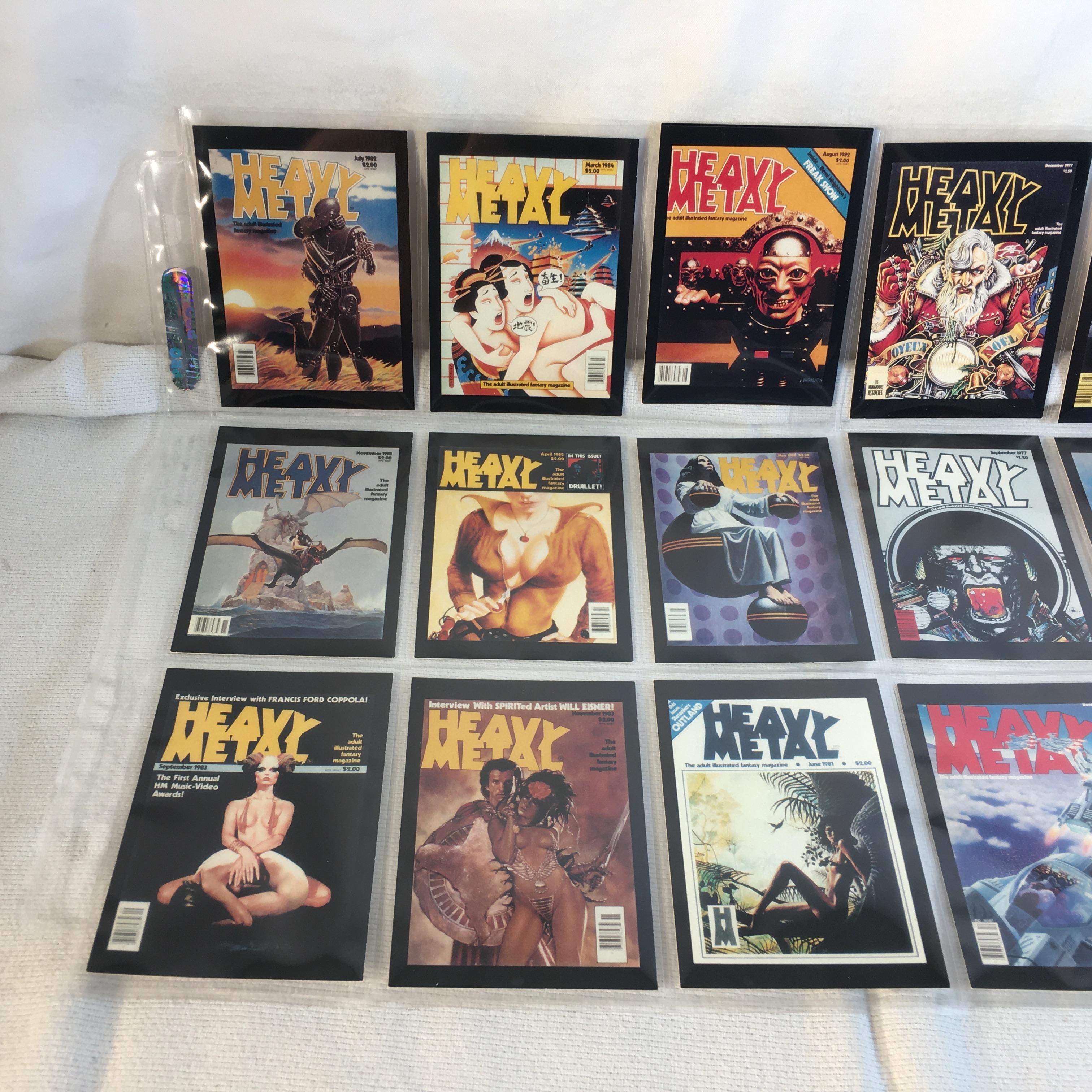 Lot of 18 Pcs Collector Modern Heavy Metal Assorted Trading Game Cards - See Pictures