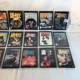 Lot of 18 Pcs Collector Modern Heavy Metal Assorted Trading Game Cards - See Pictures