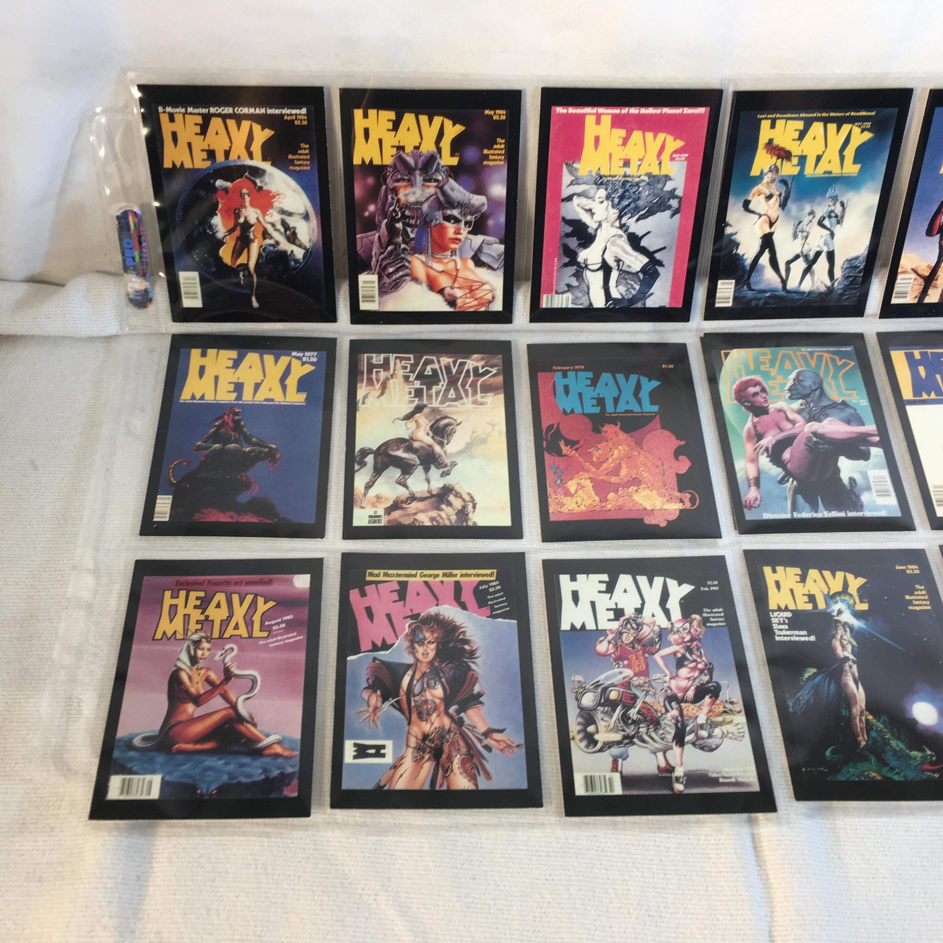 Lot of 18 Pcs Collector Modern Heavy Metal Assorted Trading Game Cards - See Pictures