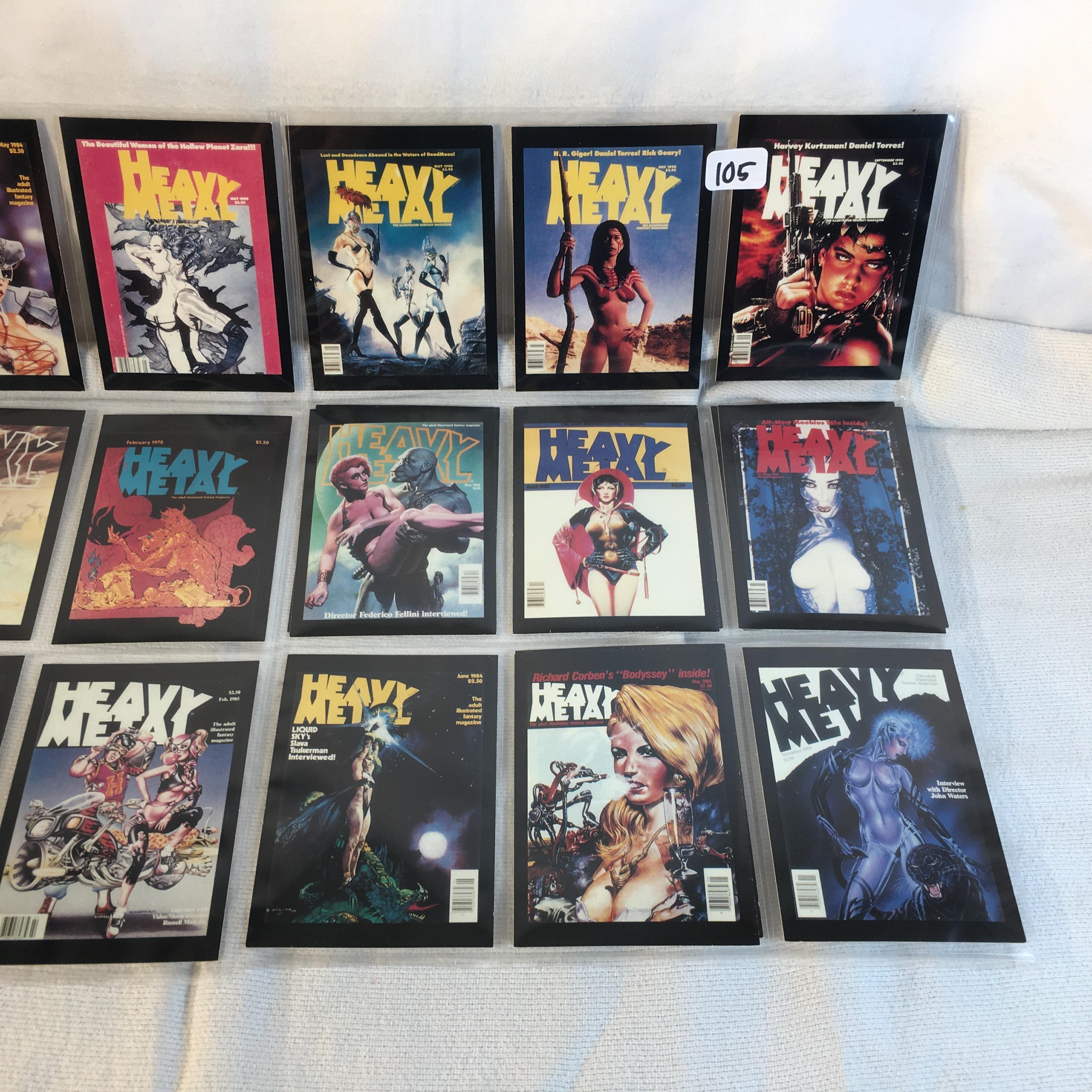 Lot of 18 Pcs Collector Modern Heavy Metal Assorted Trading Game Cards - See Pictures
