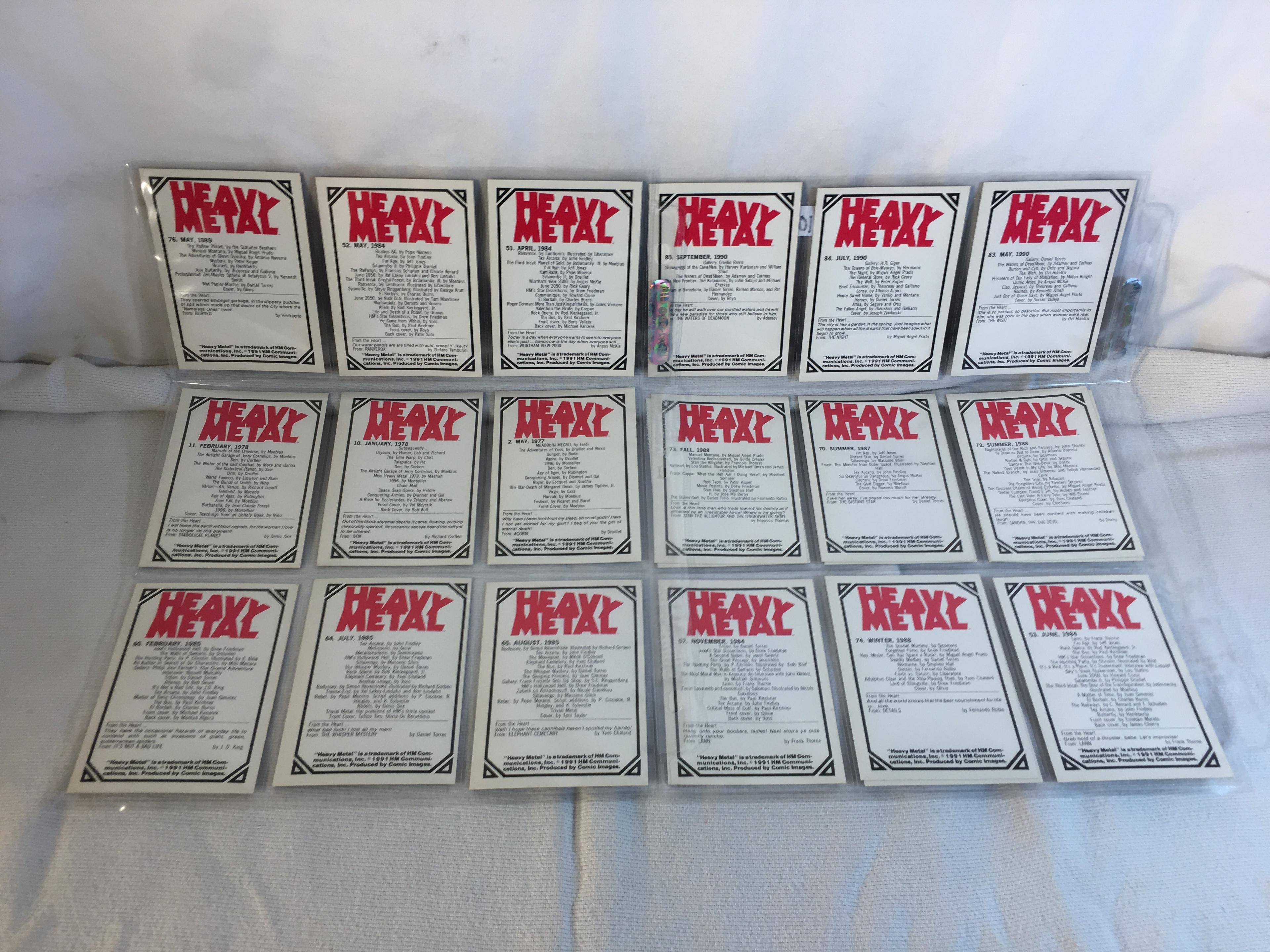 Lot of 18 Pcs Collector Modern Heavy Metal Assorted Trading Game Cards - See Pictures