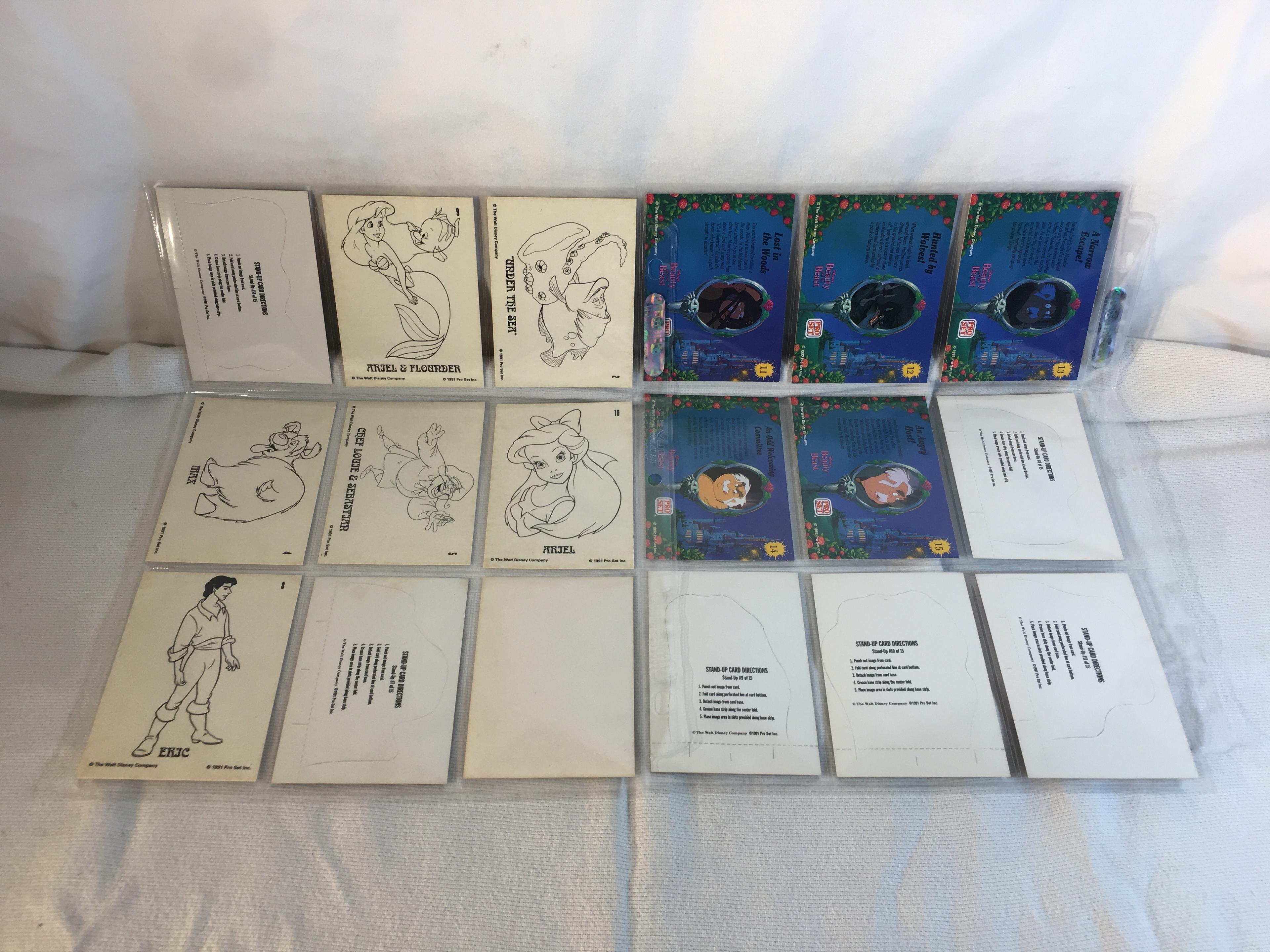 Lot of 18 Pcs Collector Modern Assorted Disney Characters Trading Game Cards - See Pictures