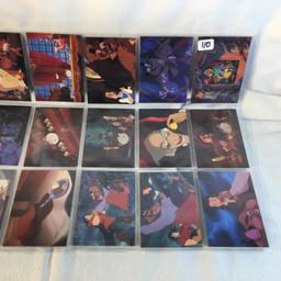 Lot of 18 Pcs Collector Modern Assorted Disney Characters Trading Game Cards - See Pictures