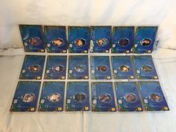 Lot of 18 Pcs Collector Modern Assorted Disney Characters Trading Game Cards - See Pictures