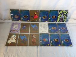 Lot of 18 Pcs Collector Modern Assorted Disney Characters Trading Game Cards - See Pictures