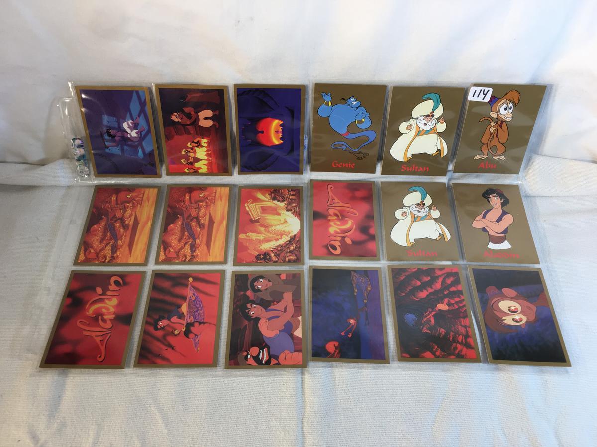 Lot of 18 Pcs Collector Modern Assorted Disney Characters Trading Game Cards - See Pictures