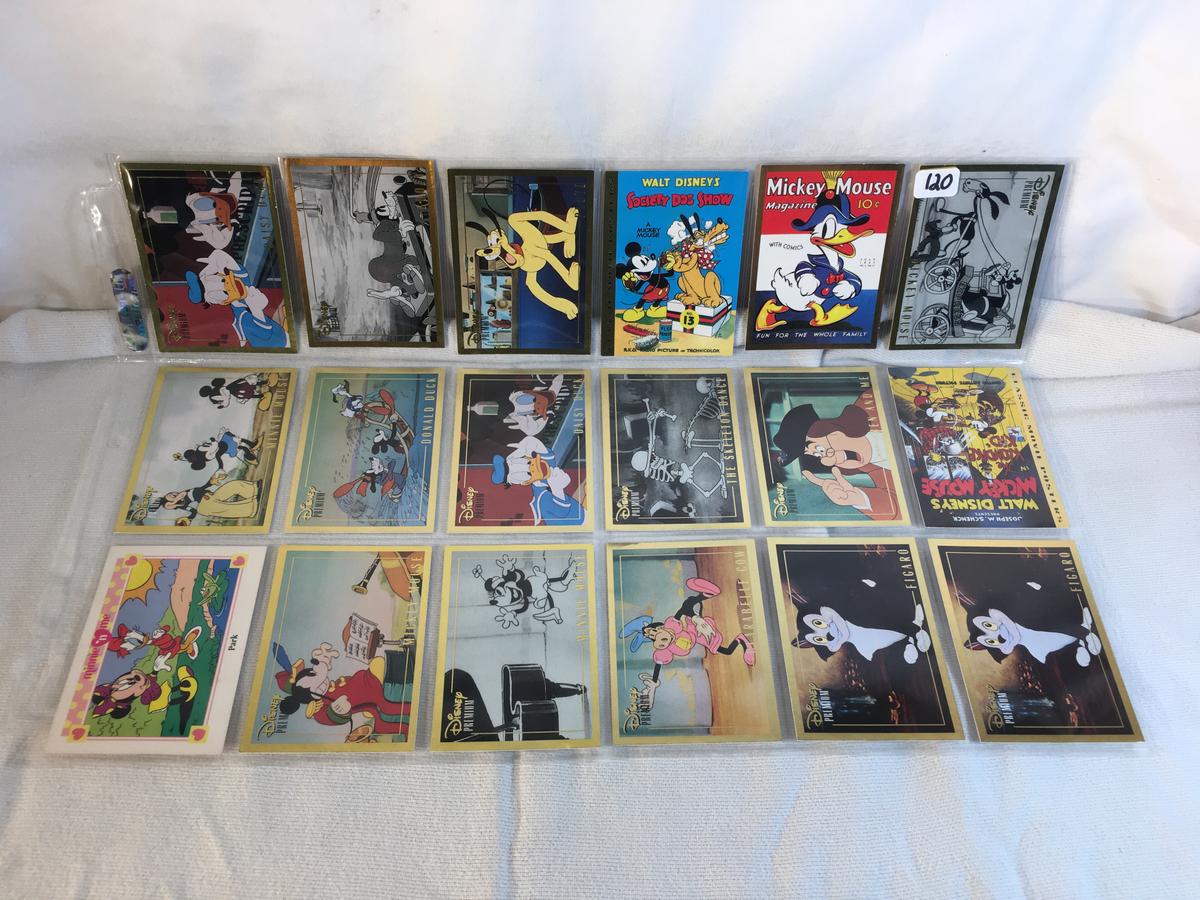 Lot of 18 Pcs Collector Modern Assorted Disney Characters Trading Game Cards - See Pictures