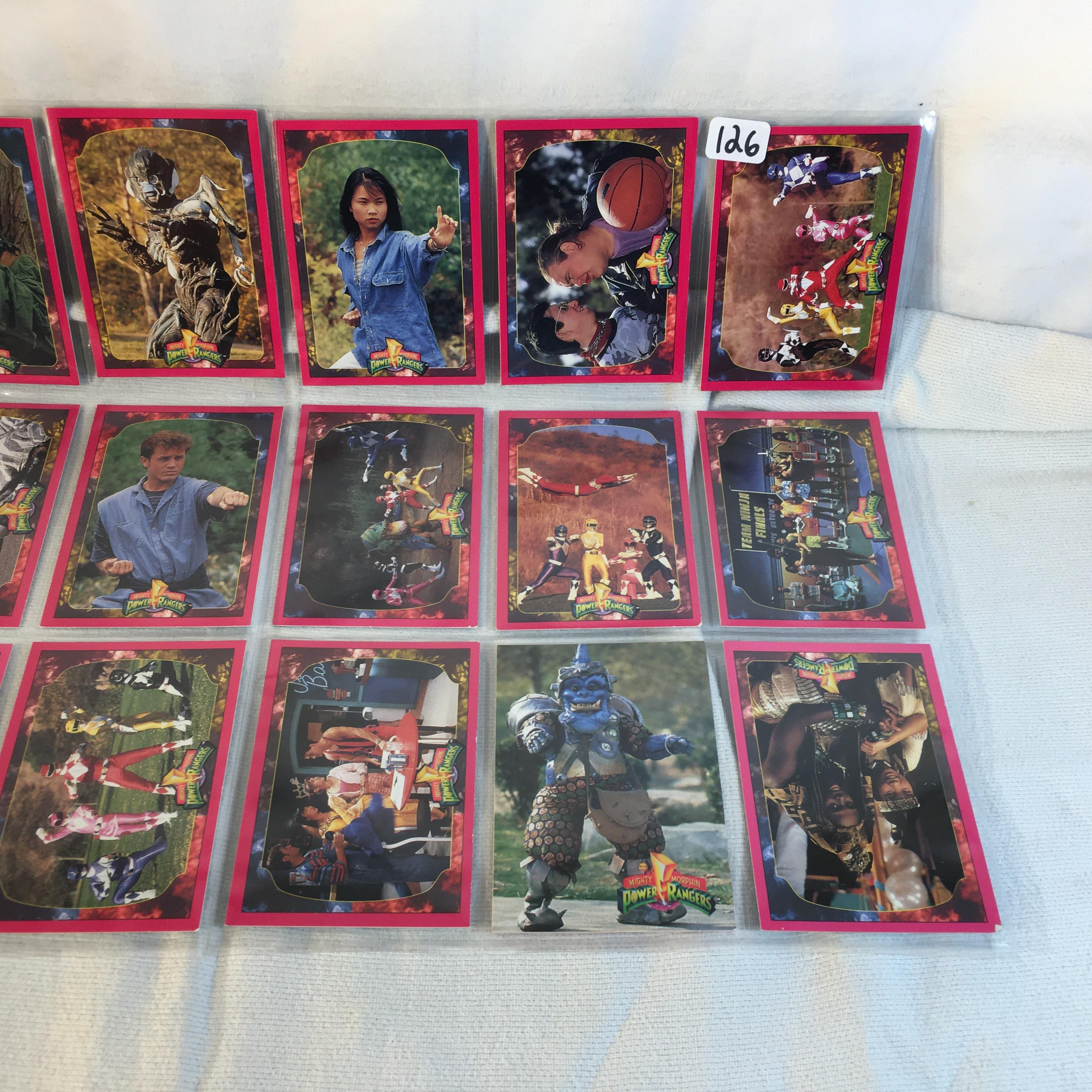 Lot of 18 Pcs Collector Modern Assorted Power Rangers Trading Game Cards - SEE Pictures