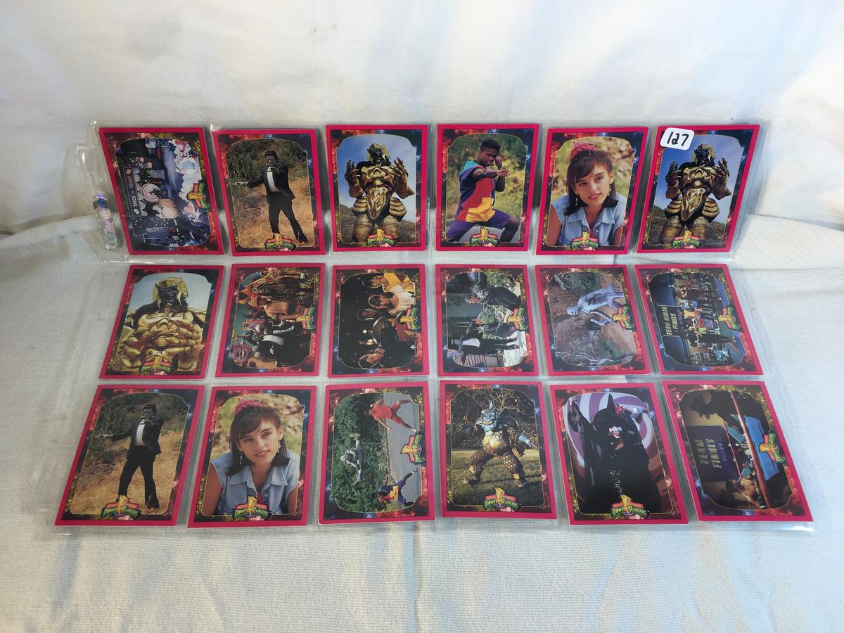 Lot of 18 Pcs Collector Modern Assorted Power Rangers Trading Game Cards - SEE Pictures