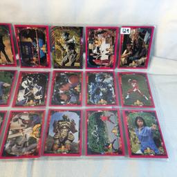 Lot of 18 Pcs Collector Modern Assorted Power Rangers Trading Game Cards - SEE Pictures
