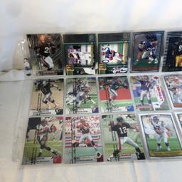 Lot of 18 Pcs Collector Modern NFL Football Sport Trading Assorted Cards and Players -See Pictures