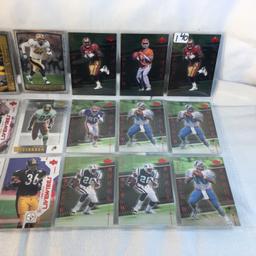 Lot of 18 Pcs Collector Modern NFL Football Sport Trading Assorted Cards and Players -See Pictures