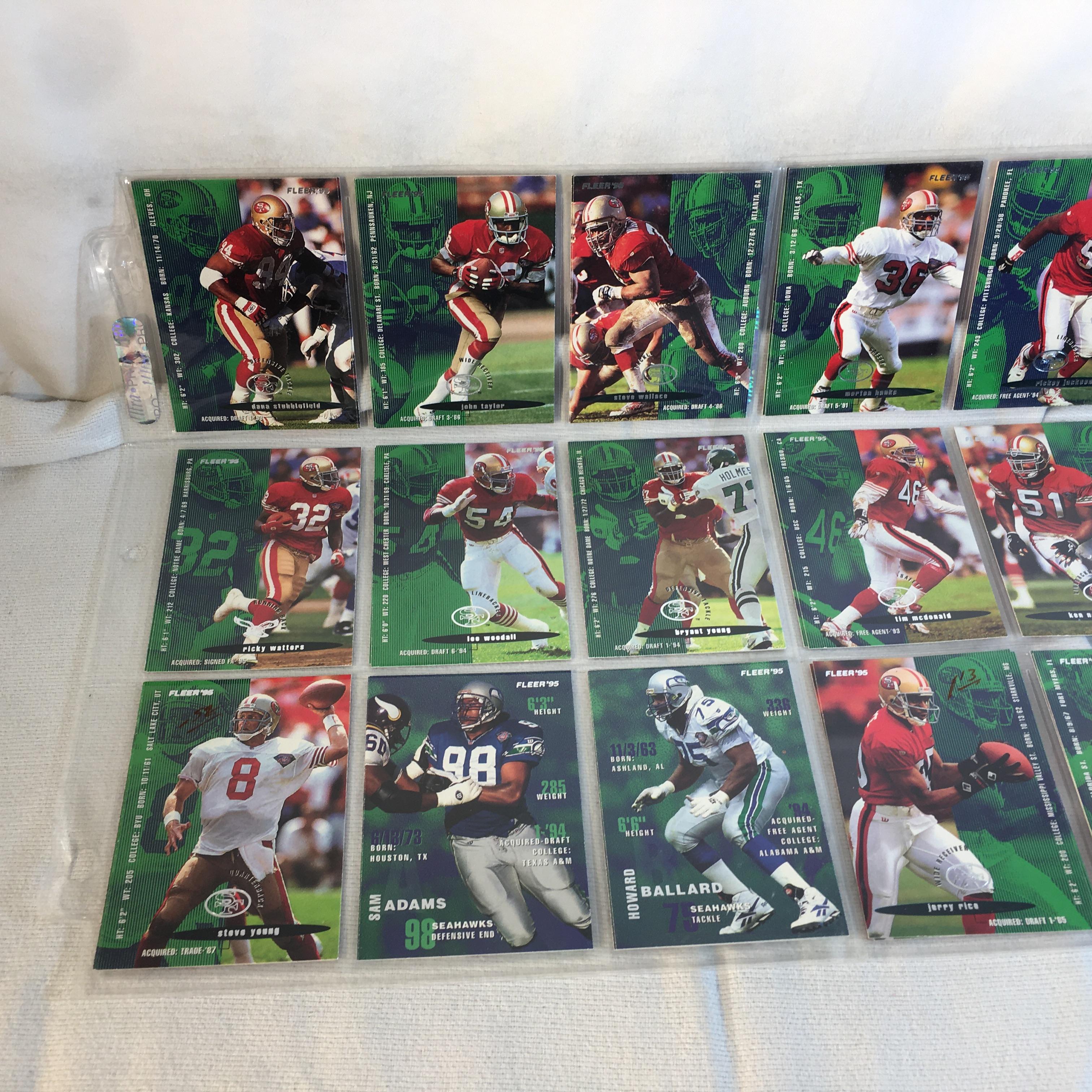 Lot of 18 Pcs Collector Modern NFL Football Sport Trading Assorted Cards and Players -See Pictures