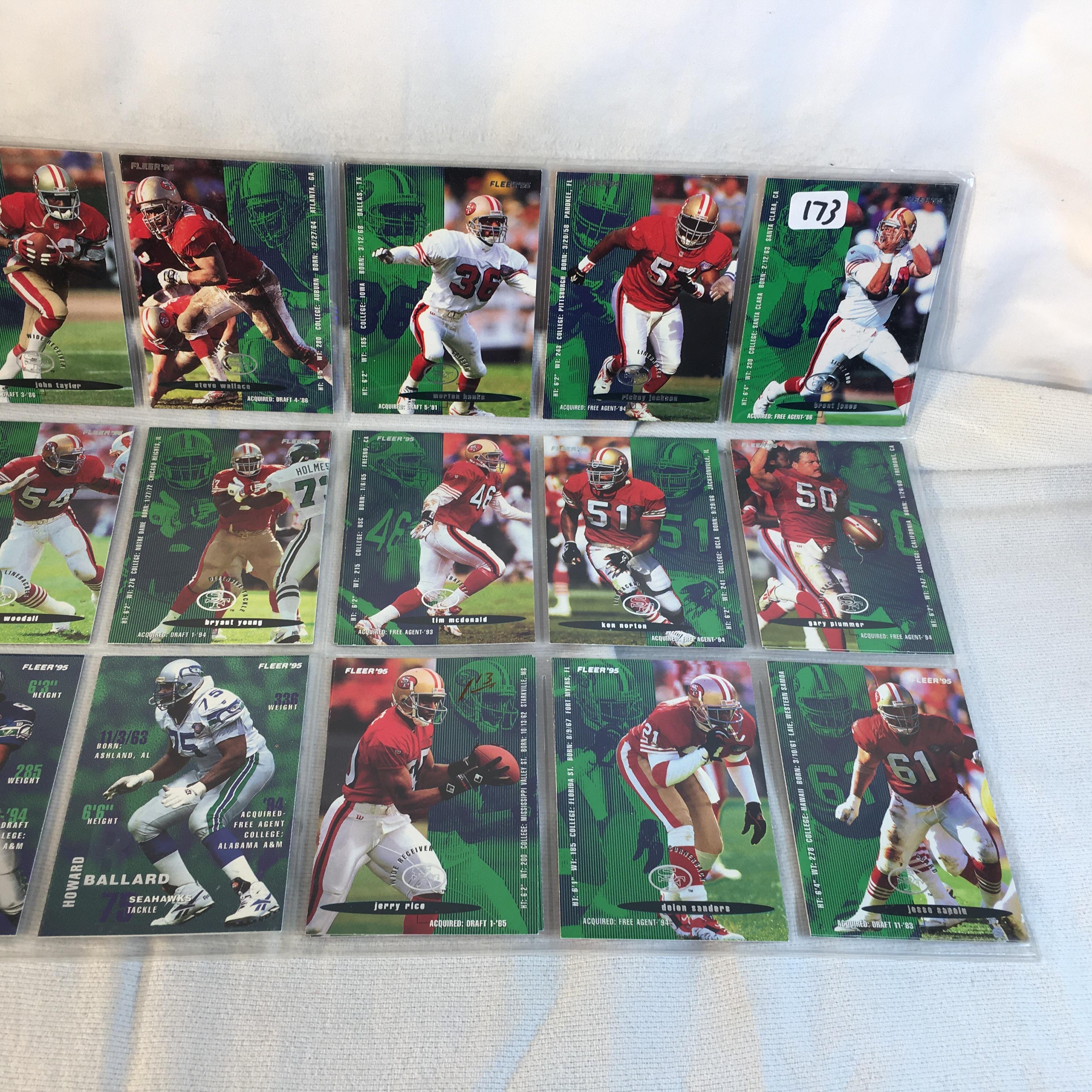 Lot of 18 Pcs Collector Modern NFL Football Sport Trading Assorted Cards and Players -See Pictures