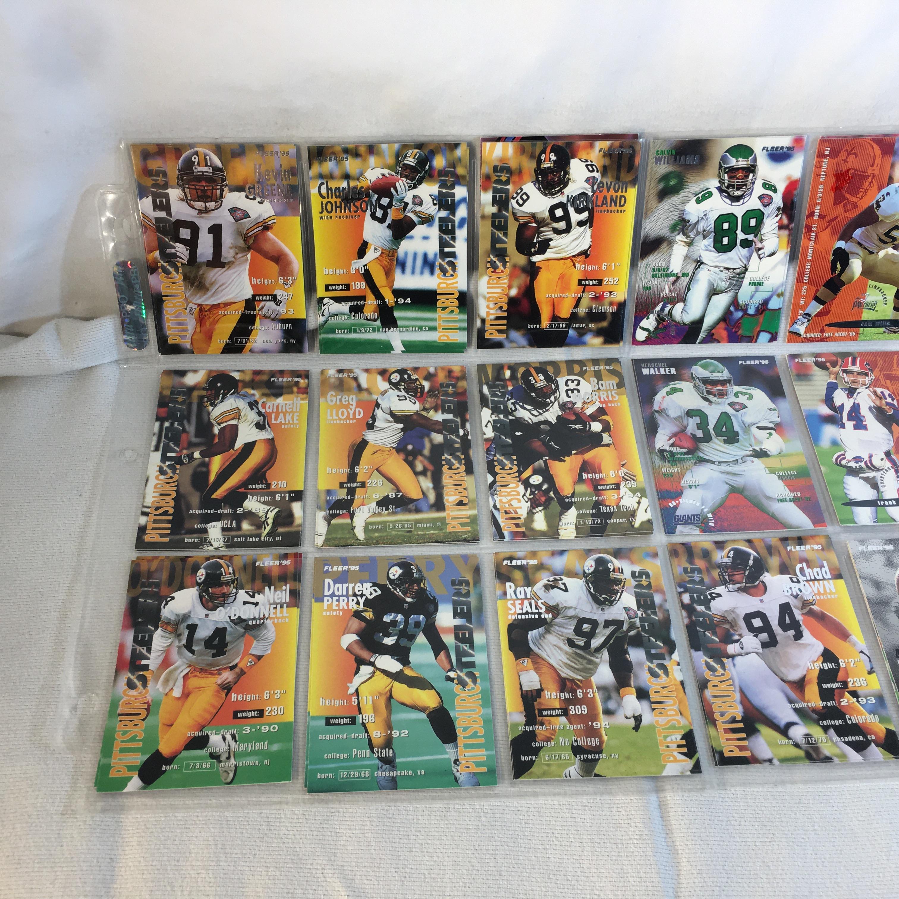 Lot of 18 Pcs Collector Modern NFL Football Sport Trading Assorted Cards and Players -See Pictures