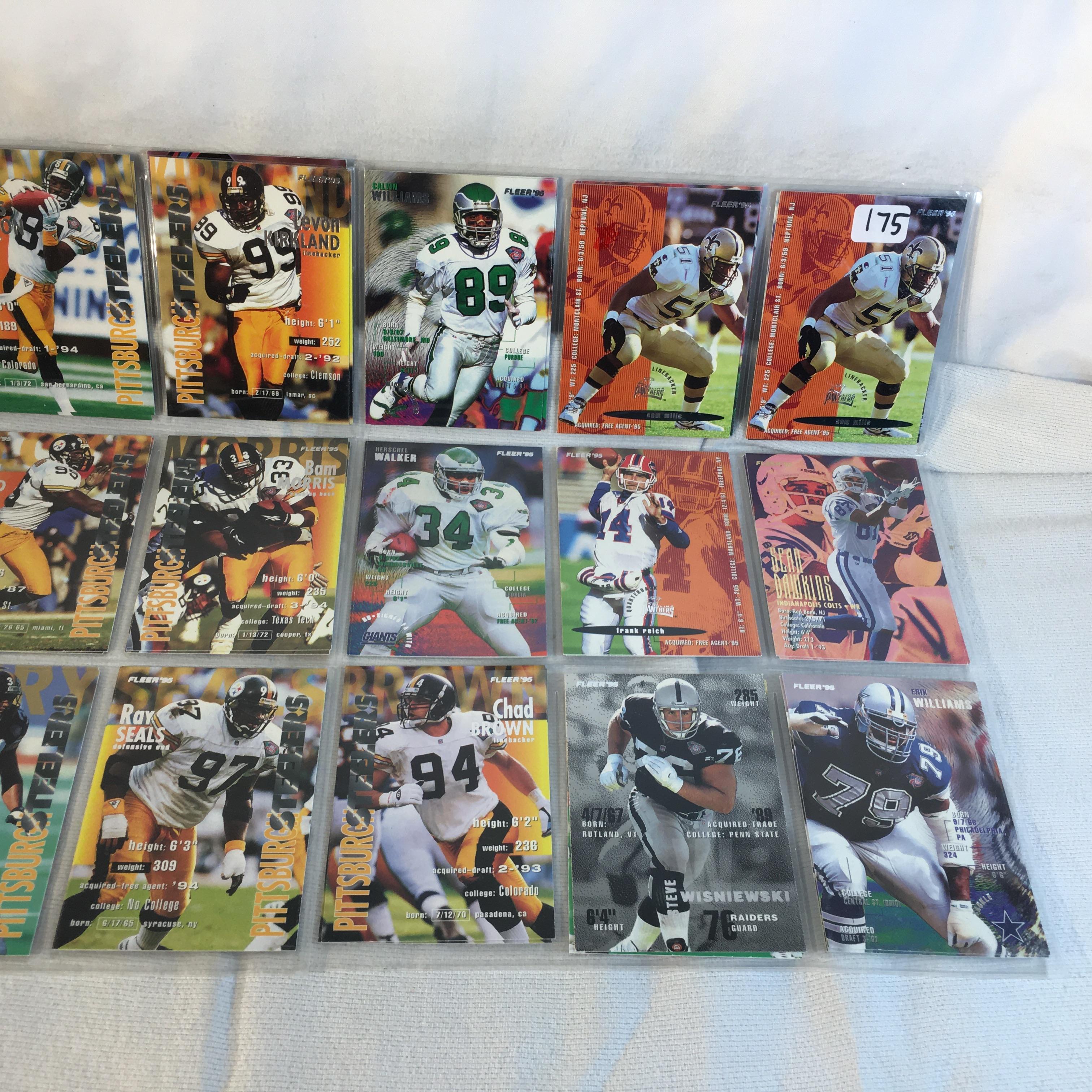 Lot of 18 Pcs Collector Modern NFL Football Sport Trading Assorted Cards and Players -See Pictures