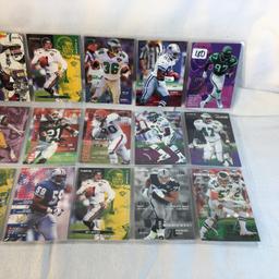 Lot of 18 Pcs Collector Modern NFL Football Sport Trading Assorted Cards and Players -See Pictures