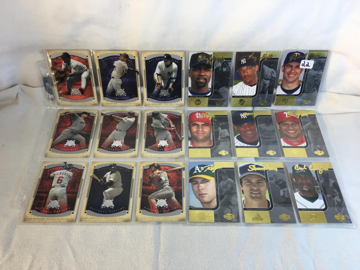 Lot of 18 Pcs Collector Modern MLB Baseball Sport Trading Assorted Cards and Players - See Photos