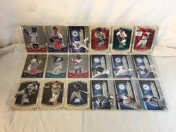 Lot of 18 Pcs Collector Modern MLB Baseball Sport Trading Assorted Cards and Players - See Photos