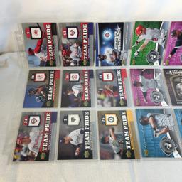 Lot of 18 Pcs Collector Modern MLB Baseball Sport Trading Assorted Cards and Players - See Photos