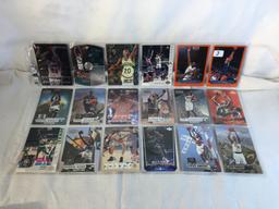 Lot of 18 Pcs Collector Modern NBA Basketball Sport Trading Assorted Cards and Players -See Photos