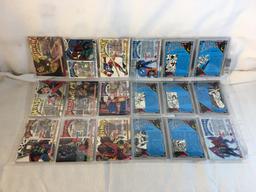 Lot of 18 Pcs Collector Modern Assorted DC and Marvel Super Heroes Trading Game Cards -See Photos