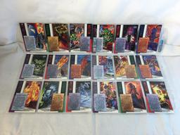 Lot of 18 Pcs Collector Modern Assorted DC and Marvel Super Heroes Trading Game Cards -See Photos