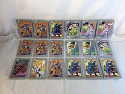 Lot of 18 Pcs Collector Modern Assorted DC and Marvel Super Heroes Trading Game Cards -See Photos