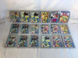 Lot of 18 Pcs Collector Modern Assorted DC and Marvel Super Heroes Trading Game Cards -See Photos