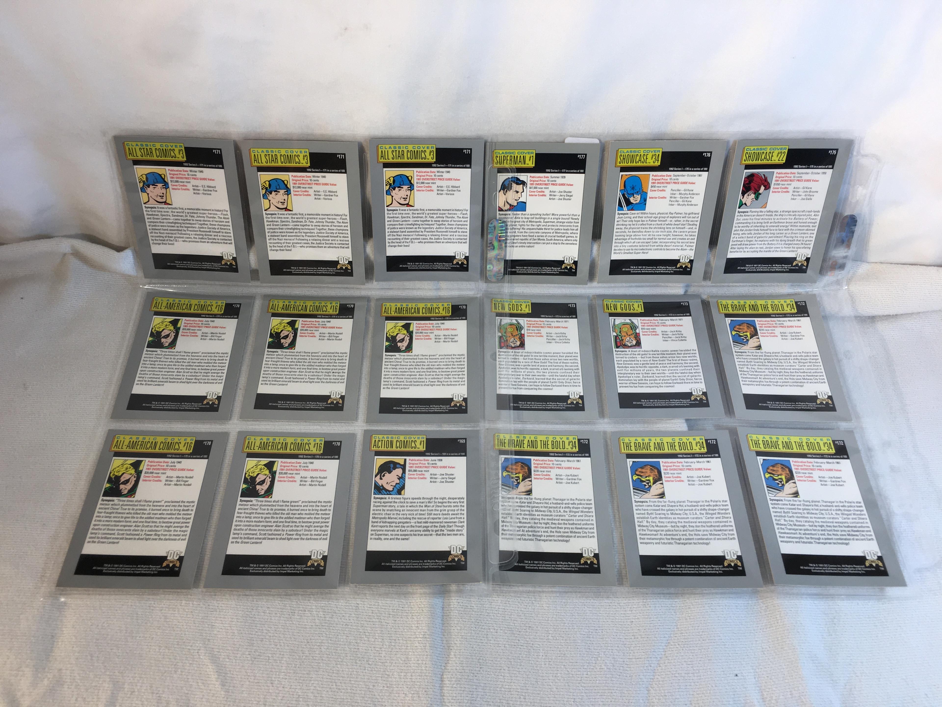 Lot of 18 Pcs Collector Modern Assorted DC and Marvel Super Heroes Trading Game Cards -See Photos