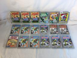 Lot of 18 Pcs Collector Modern Assorted DC and Marvel Super Heroes Trading Game Cards -See Photos