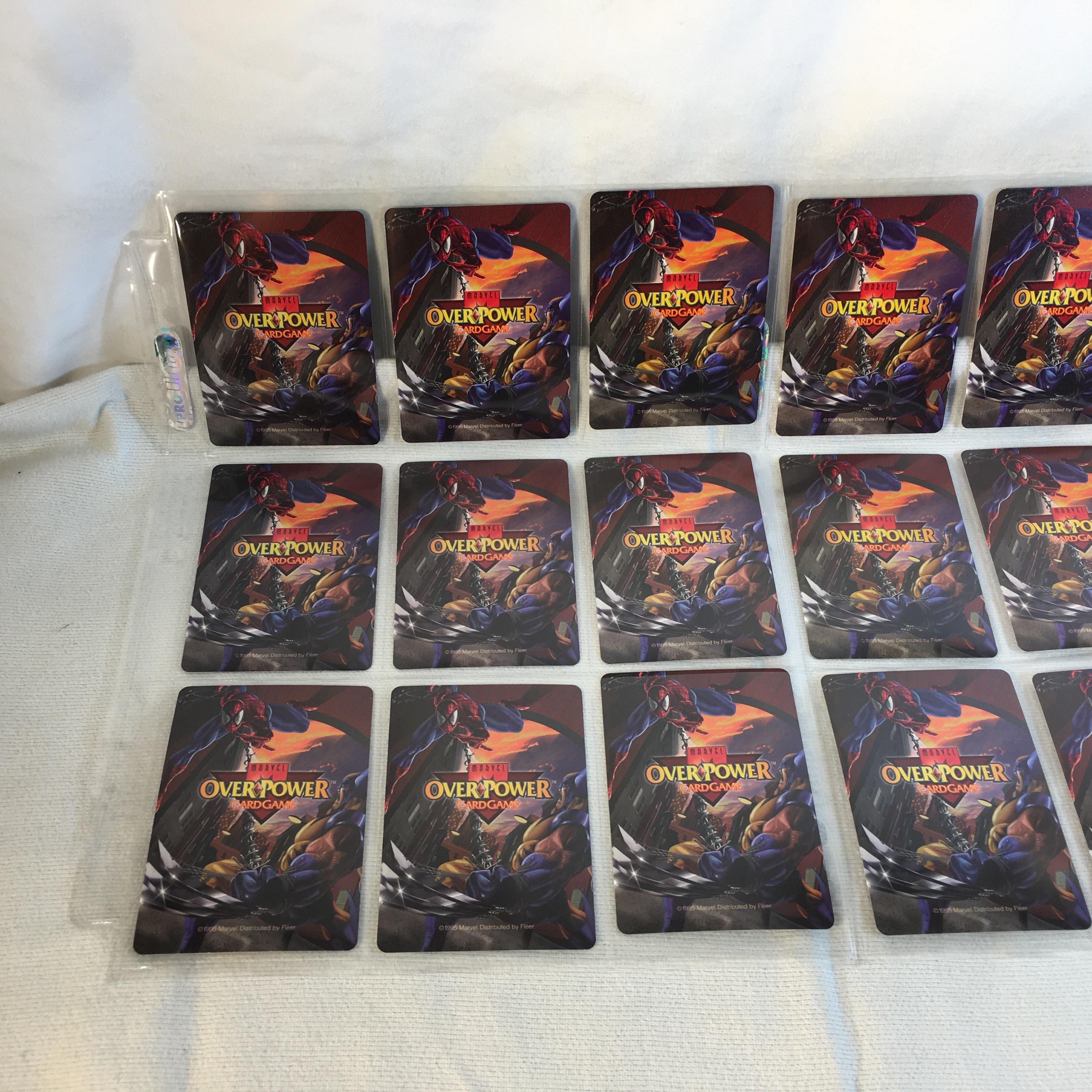 Lot of 18 Pcs Collector Modern Assorted DC and Marvel Super Heroes Trading Game Cards -See Photos