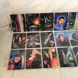 Lot of 17 Pcs Collector Modern Star Trek Assorted Trading Cards and Players - See Pictures