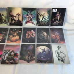 Lot of 18 Pcs Collector Modern Boris Assorted Trading Game Cards - See Pictures