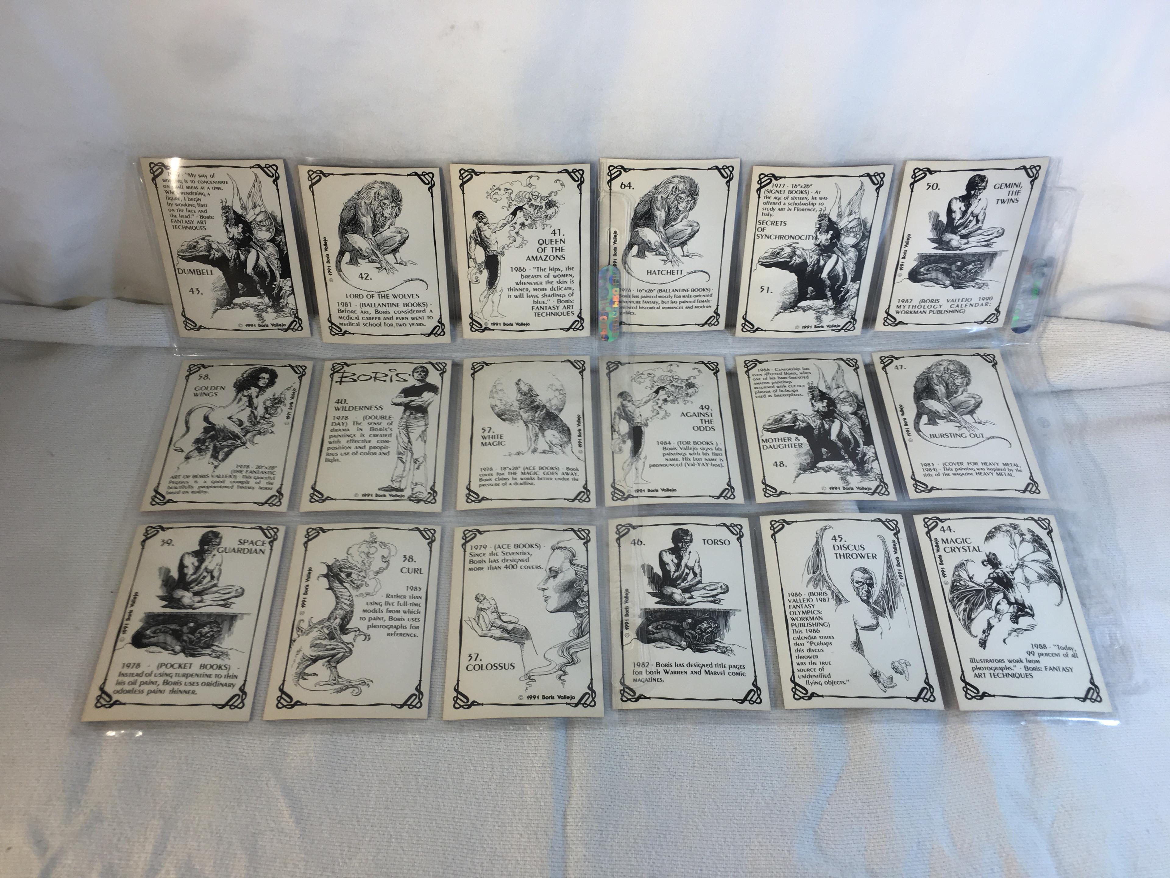 Lot of 18 Pcs Collector Modern Boris Assorted Trading Game Cards - See Pictures